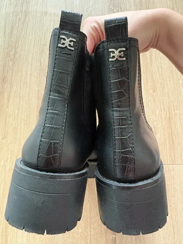 Sam Edelman Justina Black Chelsea Boots 8 - Image 4