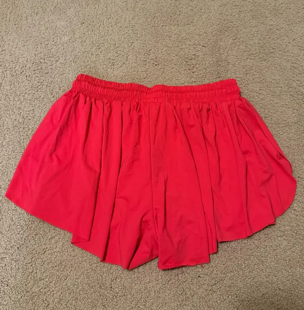 Flowy Athletic Shorts Red Size undefined - Image 2