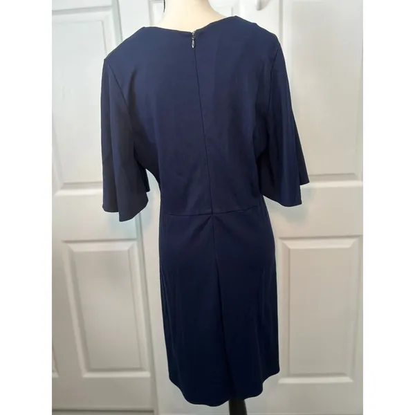 Amanda Uprichard Navy Boca Mini Dress Size 2X Minimalist Office Party - Image 6