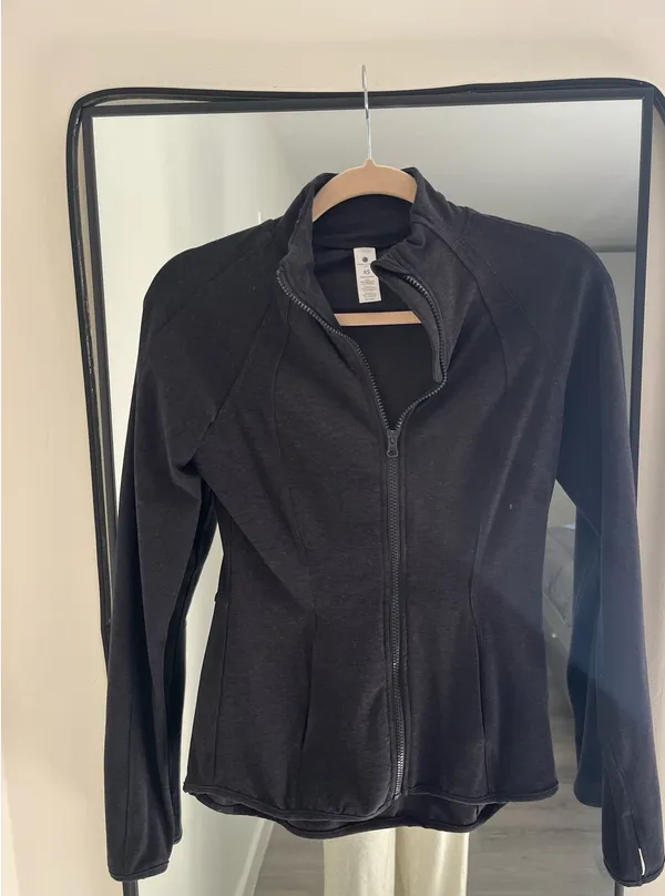 Yogalicious Jacket Black Full-Zip Lightweight Yoga - Image 3