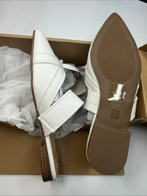 Journee Collection Women's Stasi Pointed Toe Mules Size 6 - Image 4