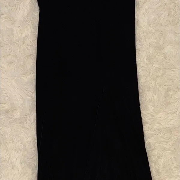 New HOUSE OF CB PERSEPHONE Black satin Strapless Dress Size S - Image 8