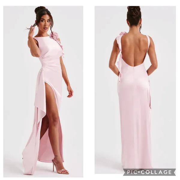 Babyboo Peggy Maxi Dress in Blush Size Medium - Image 2