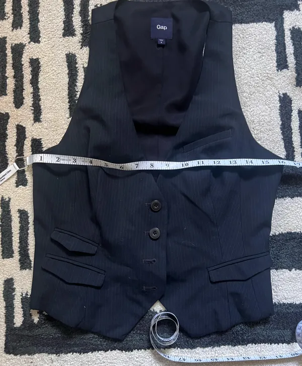 Gap Pinstripe Vest - Image 4
