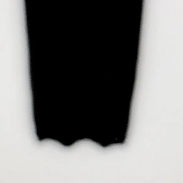 Marine‎ Layer Lexi Rib Mock Neck Midi Dress Womens XS Black Short Sleeve Slit - Image 11