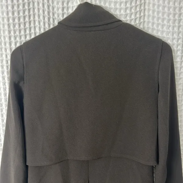 Aritzia Wilfred Mayet Crepe Jacket in Olive Green Size XXXS - Image 10