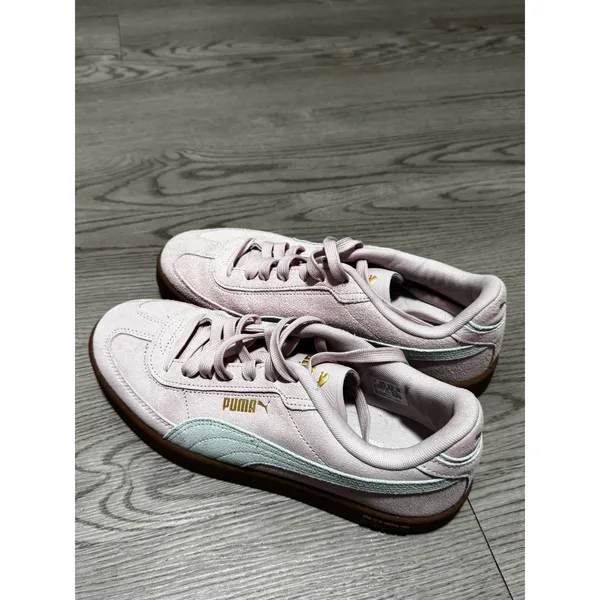 Puma‎ Women's Pink Suede Low Top Lace Up Sneakers Shoes Size 9.5 US 40.5 EUR - Image 3