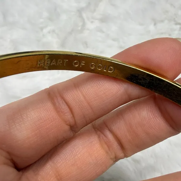 kate spade New York Gold Spade Bangle Bracelet - Image 3