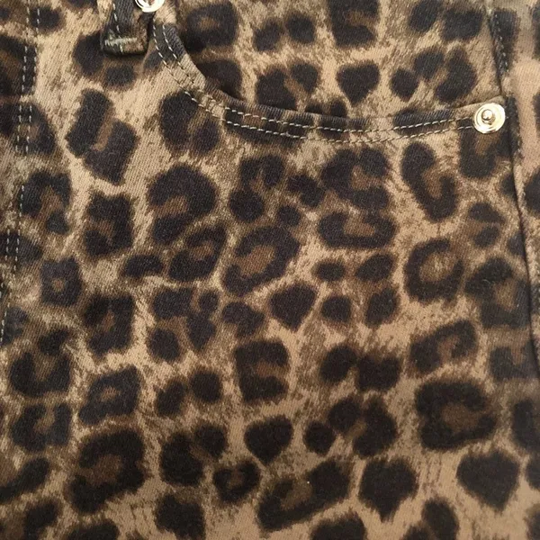 Good American Good Legs Sage Leopard Skinny Jeans - Image 7