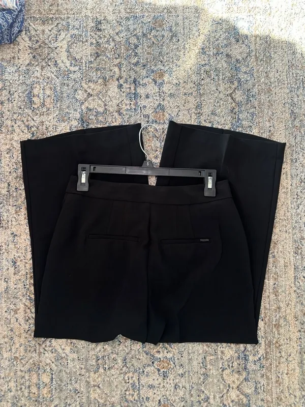 White House Black Market Black Crop Pants Size 2 - Image 6