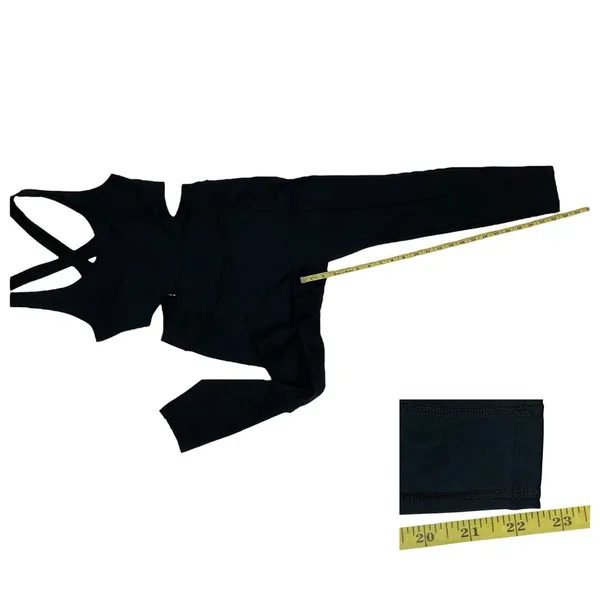 Free People Movement Back it Up Jumpsuit - Black - Medium - Image 7
