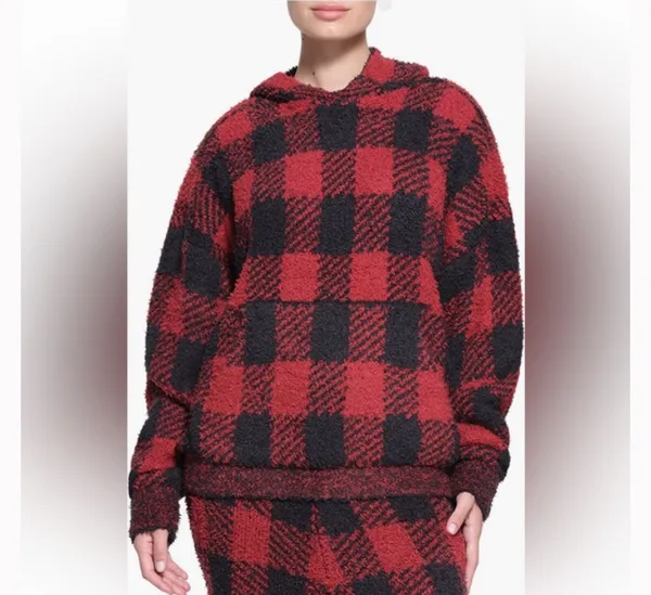 SKIMS Christmas Cozy Knit Hoodie S/M - Image 9