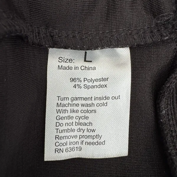 Adrienne Vittadini Sport Women L Black Quarter Zip Pullover Textured Athleisure - Image 8