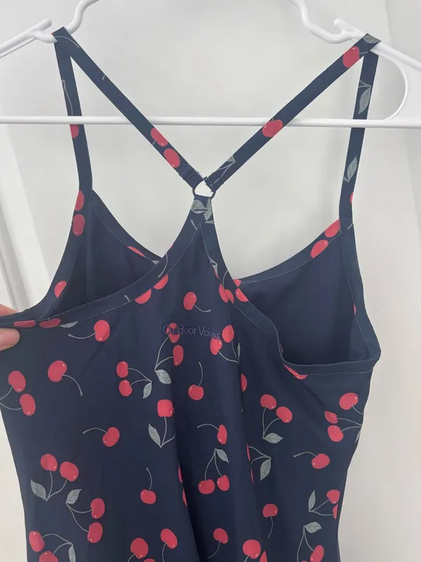Outdoor voices athletic dress cherry print - Image 4
