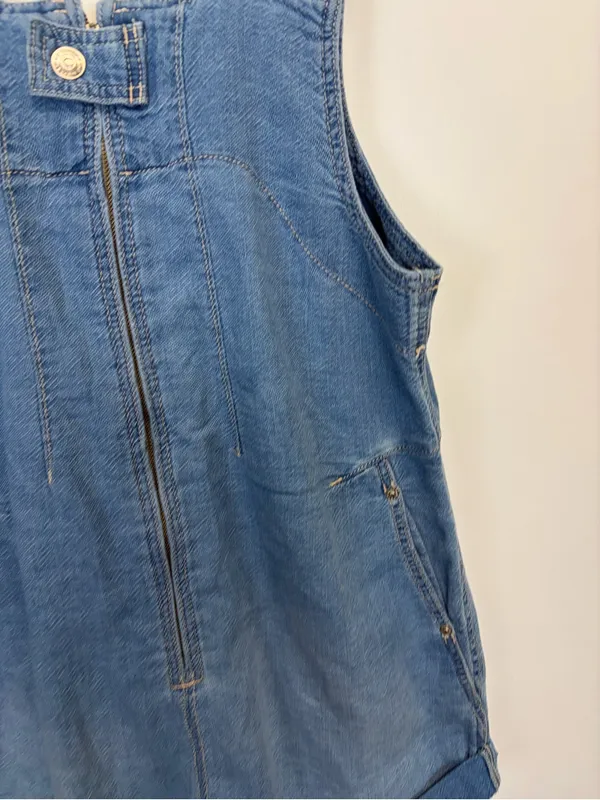 Free People We The Free Denim Jude Shortalls Overalls - Image 4