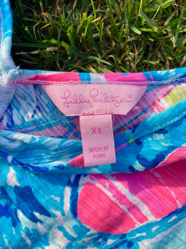 Lilly Pulitzer Tank Top Hey Bay Bay - Image 3