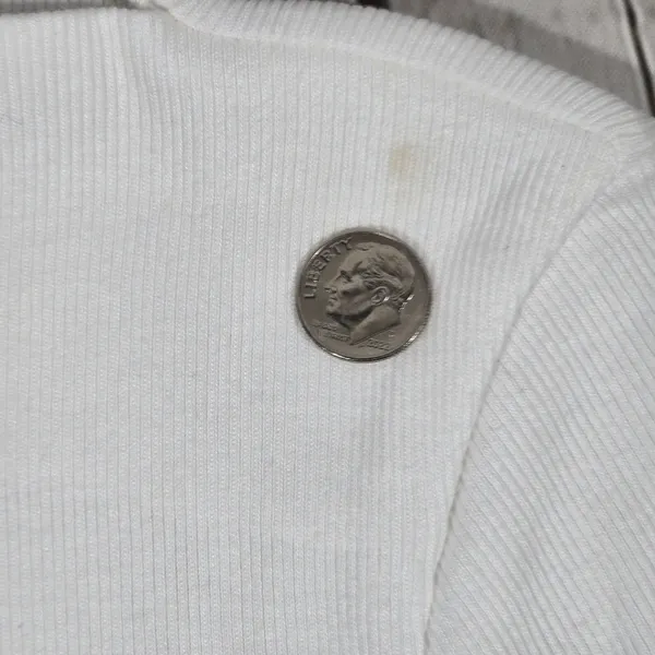 J. Crew Fine-rib‎ fitted boatneck T-shirt White XXS - Image 7