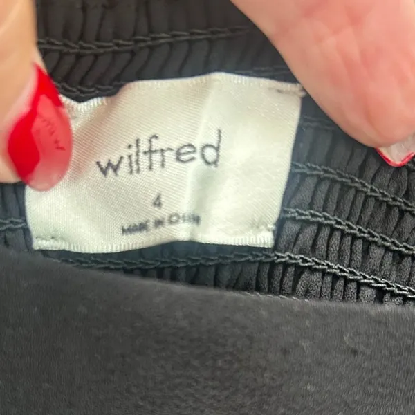 Aritzia Wilfred Black Fete Dress size 4 - Image 10