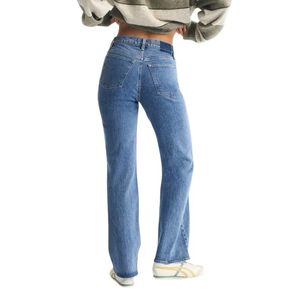 Abercrombie & Fitch The 90s Relaxed Jeans 31/12 SHORT Blue Classic Americana - Image 4