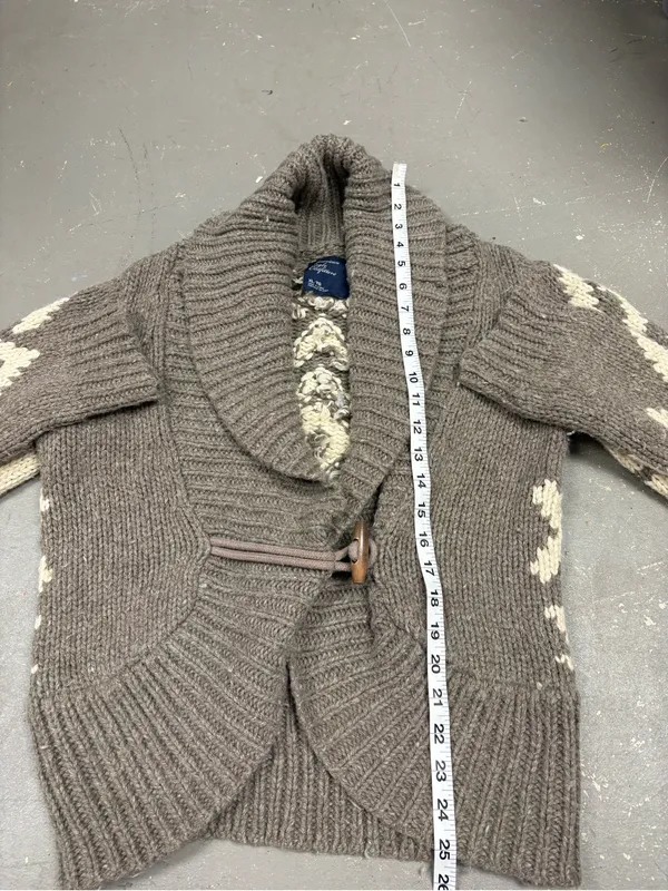 American Eagle Outfitters Y2K Gray Nordic Grandmacore Womens XL - Image 3