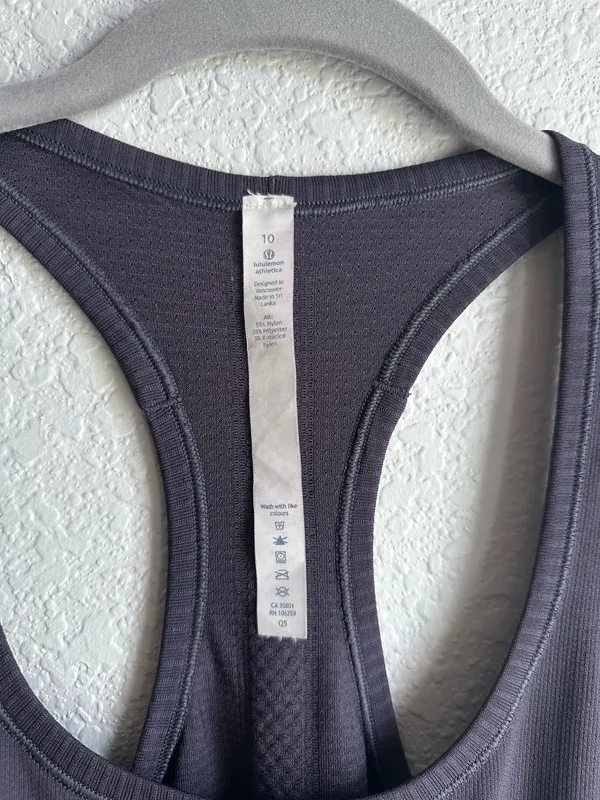 Lululemon Swiftly Tech Dark Purple Plum Racer Tank Top - Image 4