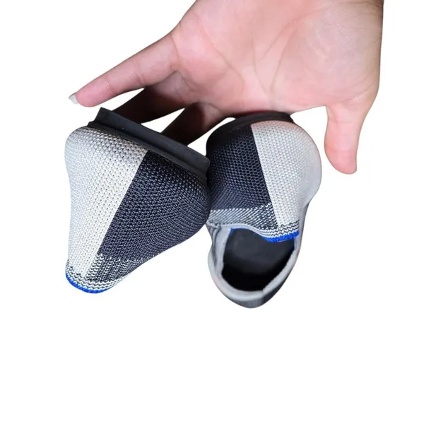 Rothy’s The Flat Captoe‎ Plaid Ballet Flats Shoes Black White Size: 10 - Image 5