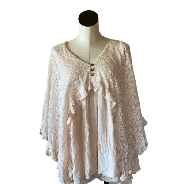 NWOT Free People Women's Natural As You Are Romper Oversized - Image 6