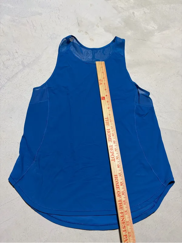 Lululemon Royal Blue athletic Tank Top - Image 4