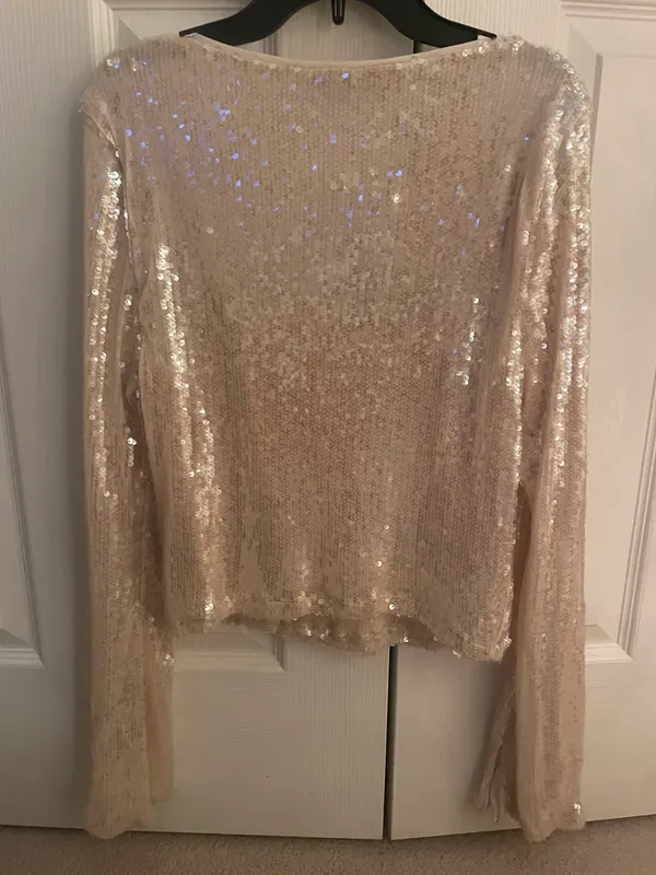 Wild Fable Long Sleeve Sequin Top - Image 2