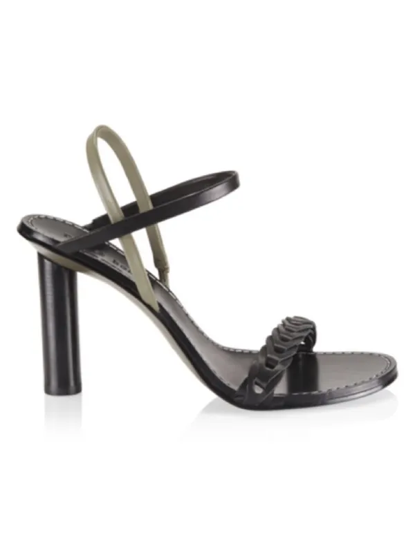 Rag & Bone Infinity cylinder braided black shoes High Heels size 36 - Image 2