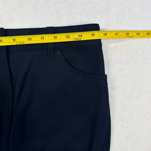 Lululemon City Sleek 5 Pocket Pants Women’s 31 True Navy Slim Fit Warpstreme - Image 8