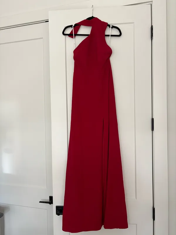 Lulus Dress Red Maxi Cocktail - Image 3