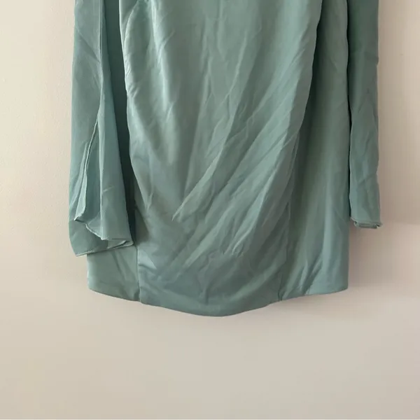 Oh Polly Clementine Cold Shoulder Mini Dress in Teal Size 2 NWT - Image 5