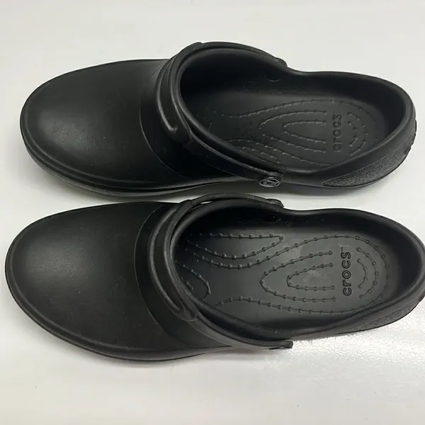 Crocs Black Mercy Slip On Slip Resistant Chef/Medical Work Shoes Women's Size 11 - Image 2