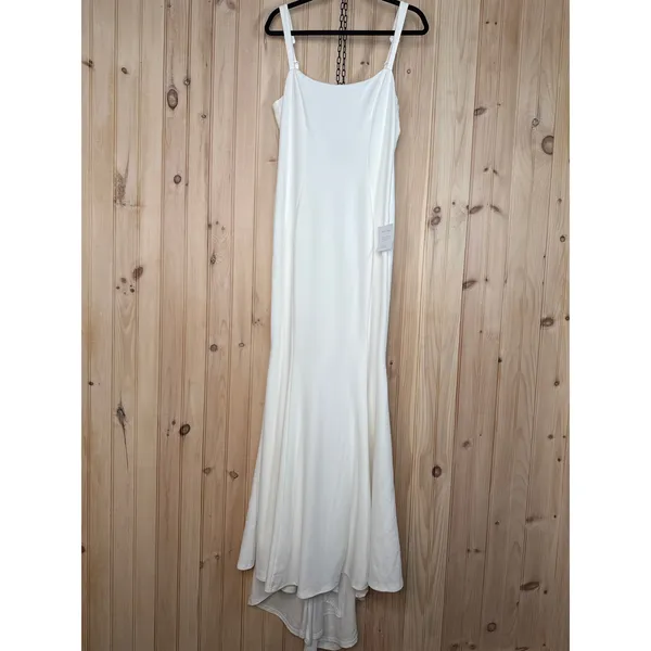 NWT Lulus Safine White Backless Mermaid Maxi Dress Wedding Bride Bridal Size XL - Image 3
