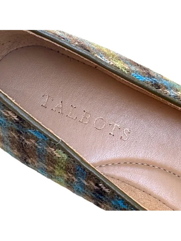 EUC Talbots Plaid Loafers Size 5.5 - Image 4