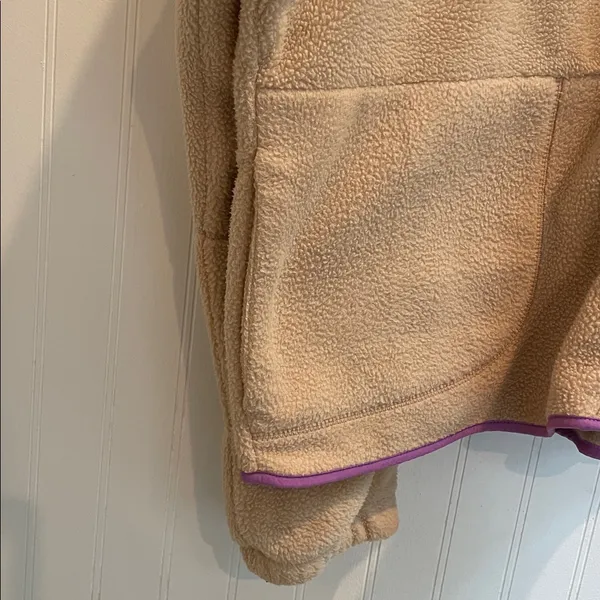 WILD FABLE Sherpa Fleece Cozy Snap Up Jacket Coat Cozycore in Tan Size XXL - Image 8