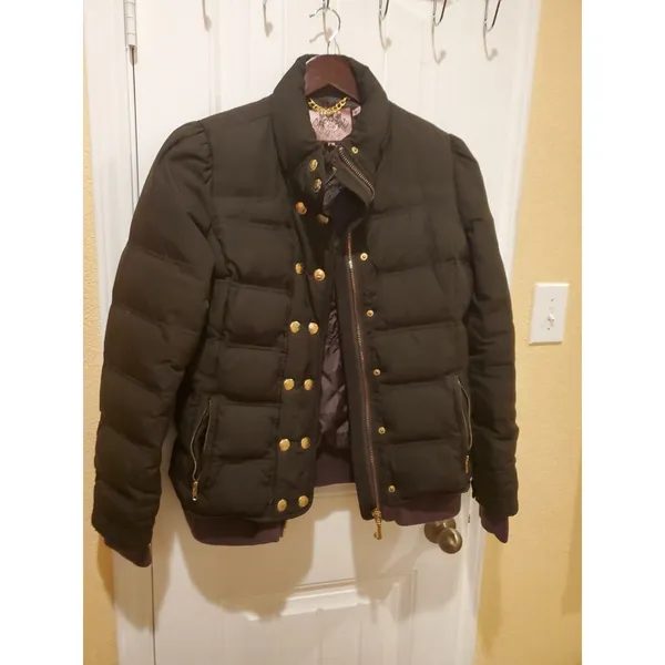 Juicy Couture Womens Brown Jacket Size LARGE - Image 4