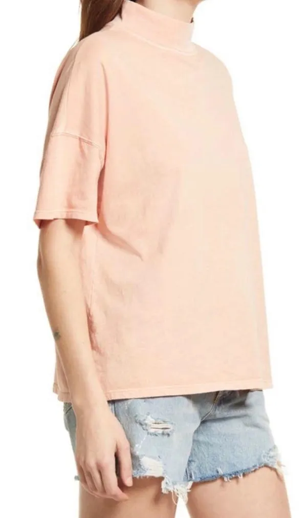 Free People Fearless Tee Coral Most - Image 5
