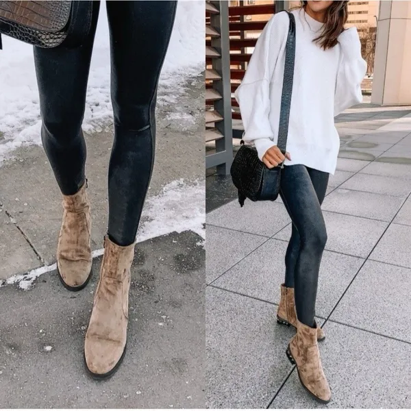 New Without Box Vince Camuto Kelcha Faux Suede Studded Boots Sz 9/40 MSRP $175 - Image 4