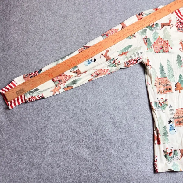 Pottery Barn Kids Holiday Gingerbread Organic Cotton Pajama Set Adult S and L - Image 9