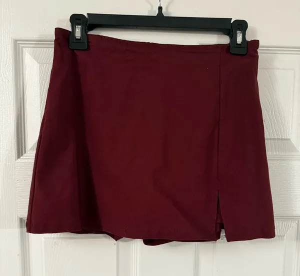 Wild Fable Burgundy Skort - Image 2