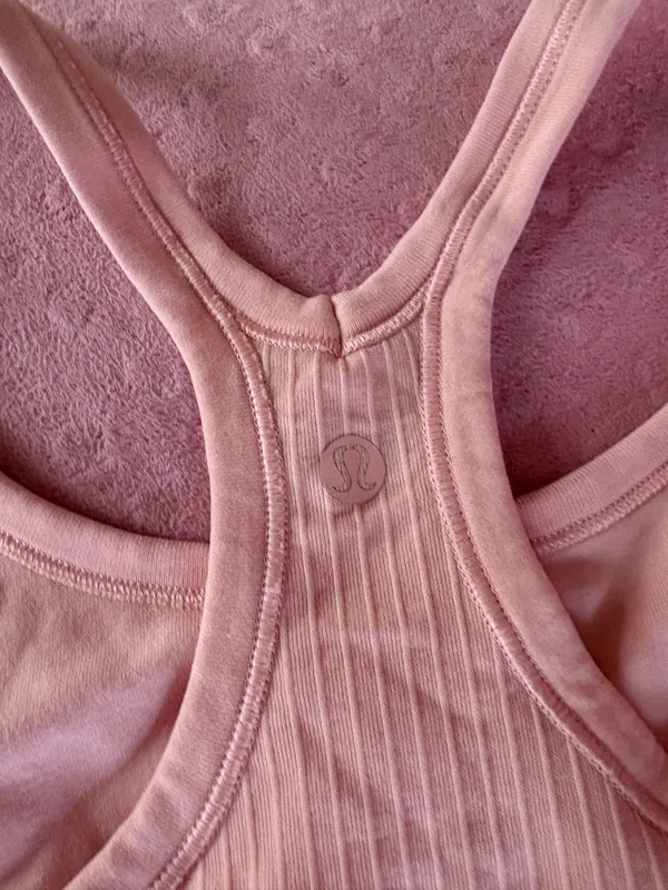 Light orange lululemon ribbed tank  - Image 3
