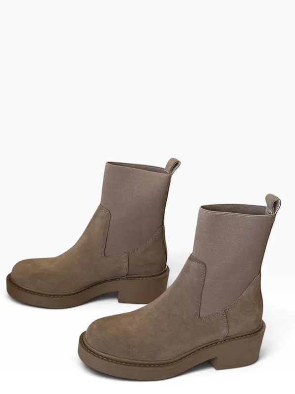 BLONDO Frankie Waterproof Chelsea Boot Taupe Suede Size 8 - Image 4