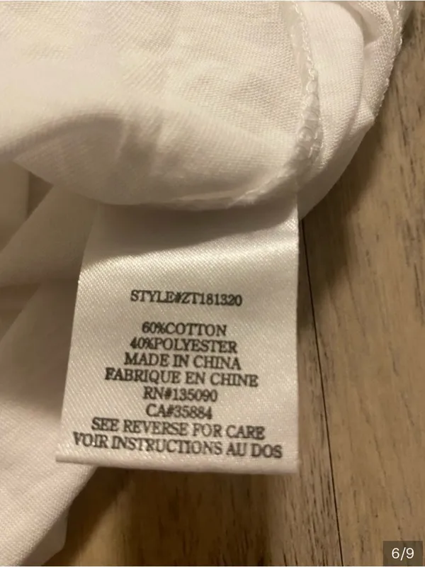 NWT Z Supply S/S Crew White T-Shirt Tee XS - Image 6