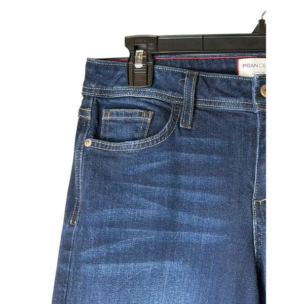 Fran Denim Nora‎ Bootcut Jeans Women 29 Dark Wash Blue Denim Luxury Western - Image 6