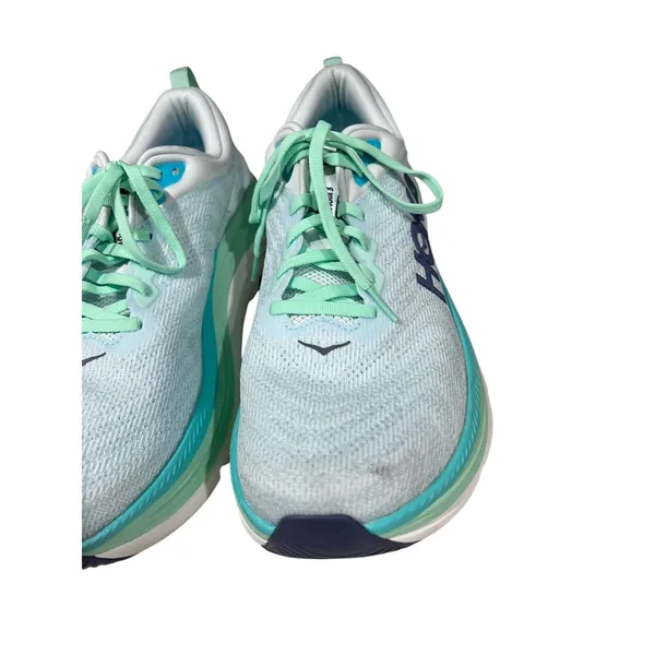 HOKA Gaviota 5 Women’s Size 12 Stability Running Shoes Blue Mint Cushioned - Image 2