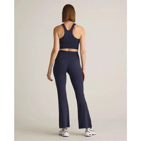 ✨Quince Ultra-Form High-Rise Crossover Flared Deep Navy Sz Medium Pants✨ - Image 6