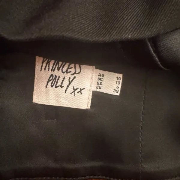 Black Princess Polly Top Size 6 - Image 11