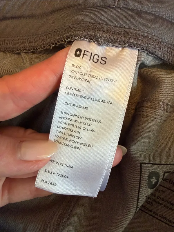 Figs Kade Scrubs Pants Grey XL - Image 2